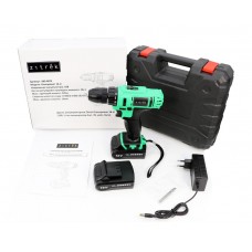 Дрель аккумуляторная Zitrek Greenpower 16-Li (16В, Li-ion аккумулятор 2шт, ЗУ, кейс, бита) 063-4075