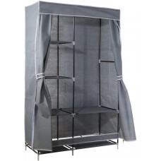 Универсальный тканевый шкаф для хранения вещей DEKO DKCL05, размер XL, 170х105х45 см, серый 041-0016
