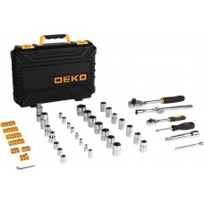 Набор инструмента для авто в чемодане Deko DKMT72 (72 предмета) 065-0734