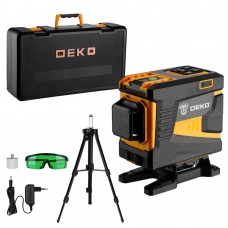 Уровень лазерный самовыравнивающийся DEKO DKLL12PG1 360/3 SET 2 PREMIUM со штативом 1 м 065-0235-1