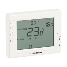 Термостат комнатный Teplocom TS-Prog-2AA/8A, проводной, прогр, реле 250В, 8А