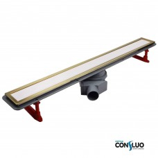 Лоток душевой PESTAN Confluo Premium Line 650 White Glass Gold