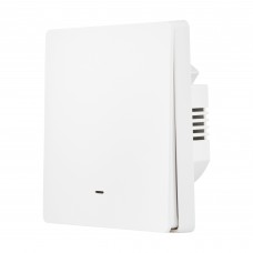Выключатель HOMMYN настенный zigbee 1 клавиша (без нейтрали) SWZBNN01W