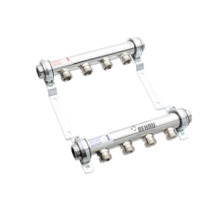 Коллектор распределительный REHAU HLV на 7 групп нерж. сталь