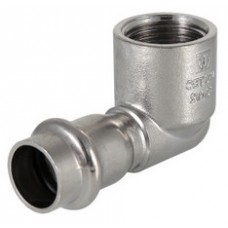 Уголок INOX-PRESS пресс/внутр. Ø22х1/2"*90° VALTEC (5/90)