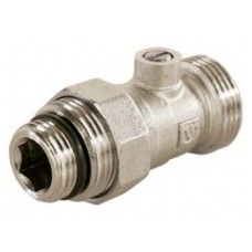 Кран для нижнего подкл. рад. Ø1/2"х3/4" евроконус VALTEC (25/150)