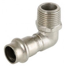 Уголок INOX-PRESS пресс/нар. Ø22х3/4"*90° VALTEC (5/80)