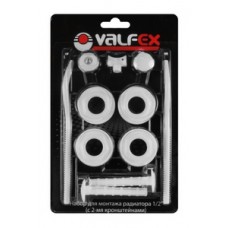 Монтажный комплект Ø1/2" с 2 кронштейнами VALFEX