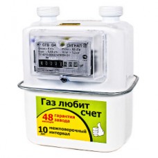 Счетчик газа Ø1" СИГНАЛ СГК G4 левый (аналог Воронеж)