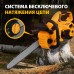 Пила цепная  аккумуляторная  бесщет. DENZEL RCS 400-62, 400 мм, Li-ion, 62В