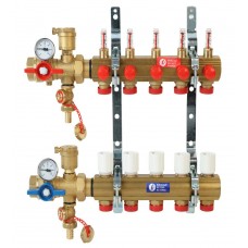 Комплект коллекторного узла Giacomini с расходомерами 1" x 18 /3, R553FK103