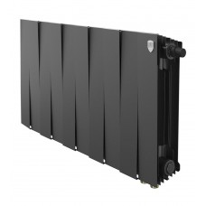 Радиатор биметаллический Royal Thermo PianoForte 300 Чёрный VR80 - 10 секц.