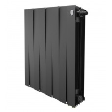Радиатор биметаллический Royal Thermo PianoForte 500 Чёрный VR80 - 8 секц.