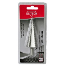 Elitech Сверло 4-32мм HEX1/4' ступенчатое 1820.049300