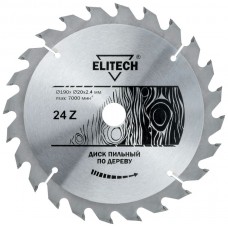 Elitech Диск пильный 190х20/16 24зуб 1820.053700