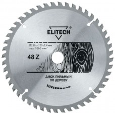 Elitech Диск пильный 190х20/16 48зуб 1820.053900