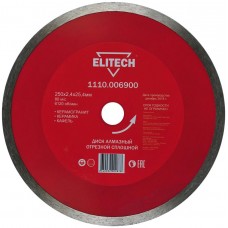 Elitech Диск алмазный 250х25,4 плитка 1110.006900