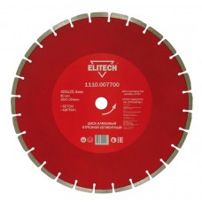 Elitech Диск алмазный 400х25,4 бетон 1110.007700