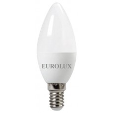 Лампа светодиодная EUROLUX LL-E-C37-7W-230-2,7K-E14